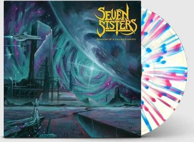 Vinyl Seven Sisters - Shadow Of A Falling Star Pt 1 (blau und rosa Splatter On 