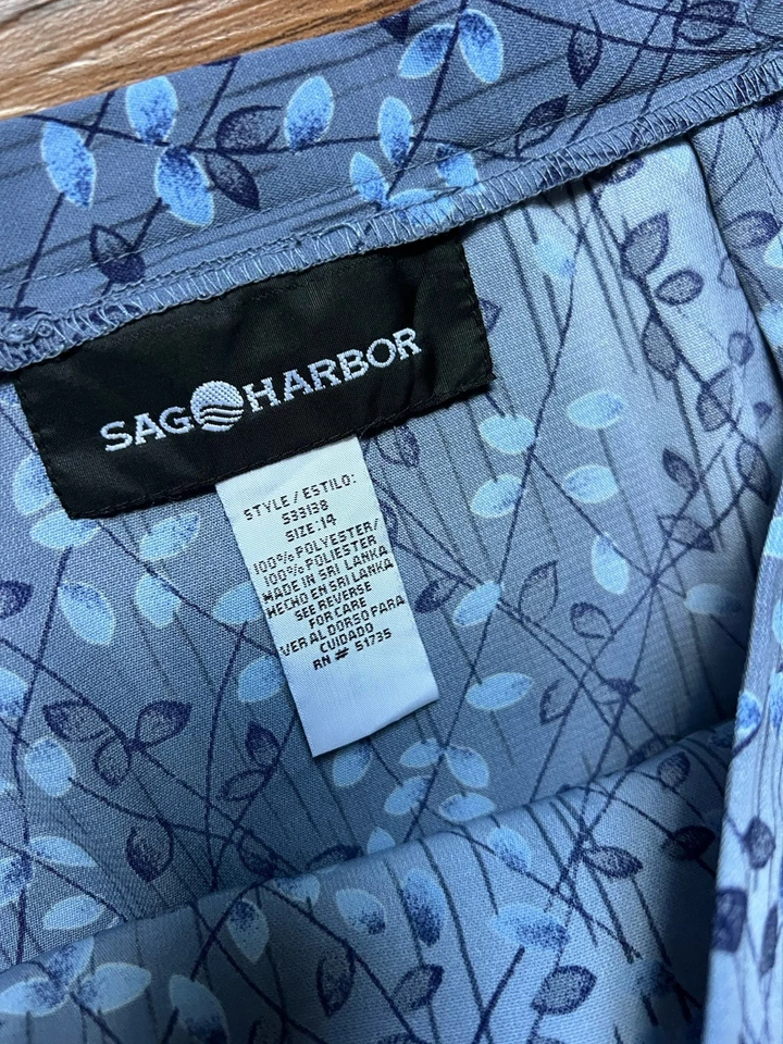 Maxi Falda Vintage Y2K Años 90 14 Azul Floral Largo Acampanado Bruja Hada Gótica Romántica Foto 4 de 4