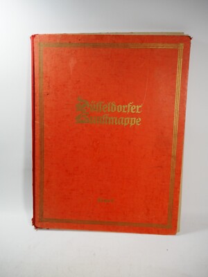 Vintage German Düsseldorfer kunstmappe Folge 2 Folder with Prints