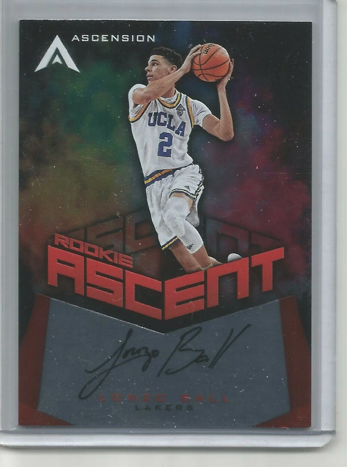Lonzo Ball 17/18 Panini Ascension Autograph Rookie #08/75 - Image 3 of 3