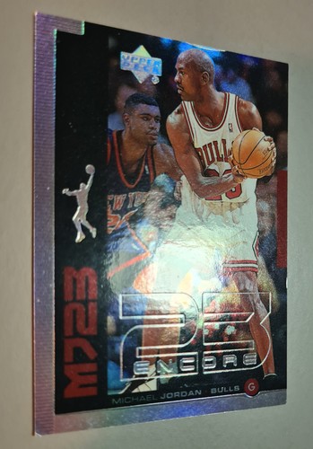 MICHAEL JORDAN # M17 ENCORE MJ23 1998-1999 Upper Deck Chicago Bulls Exzellent - 第 2/6 張圖片