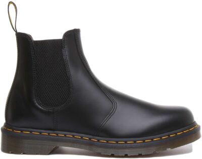 Dr Martens 2976 Ys Classic Chelsea Stichng Womens Boots In Black