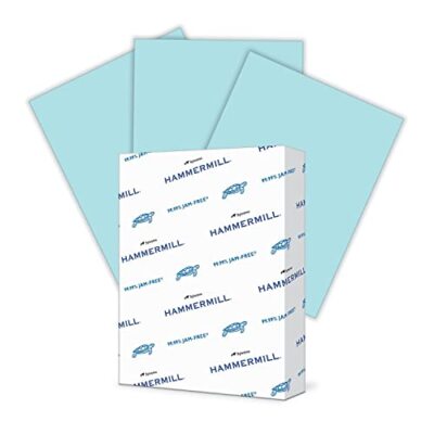 Hammermill Colored Paper, 20 lb Blue Printer  Assorted Styles , Sizes , Colors 