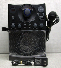 THE SINGING MACHINE BLUETOOTH KARAOKE SYSTEM SML3858TBK BLACK WITH 1-MICROPHONE