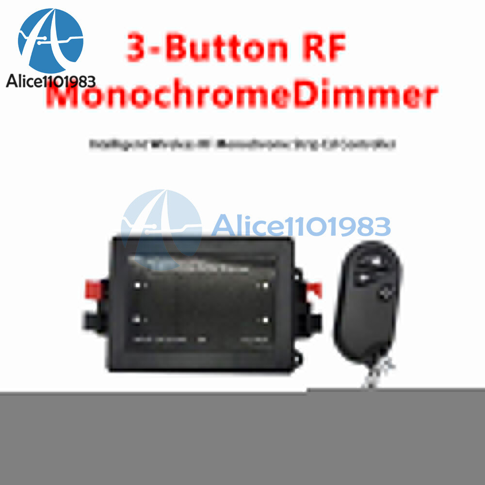 LED Dimmer Controller RF Remote ON/OFF Switch for Single Color LED ...