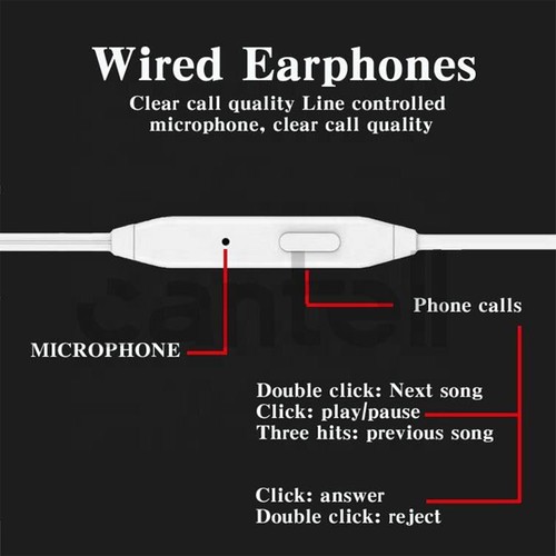 3.5mm HIFI Super Bass Headset In-Ear Earphone Stereo Earbuds Headphone Wired Mic - Picture 7 of 14