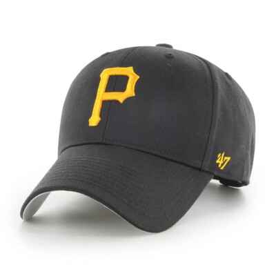 Pittsburgh Pirates Cap MLB Kappe 47Brand Schwarz Snapback