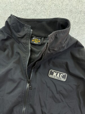 Mac Tools Black Jacket XXXL Fleece Lined YKK Double Zip 3XL