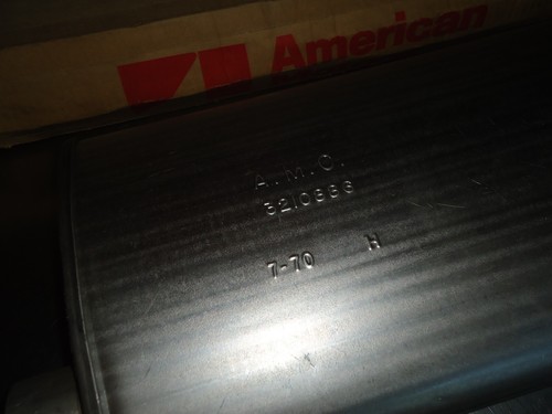 New NOS AMC American Motors Muffler 3210886 1970 1971 1972 - Picture 3 of 6