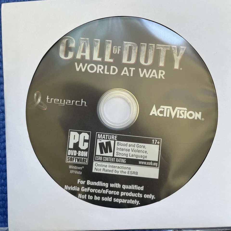 Call of Duty 4 Modern Warfare & World At War PC DVD Room Game With Key Code - Image 4 of 4