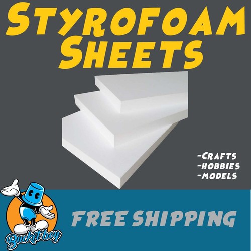 Styrofoam Polystyrene Sheet Hobby Craft Model DIY Board Foam eBay