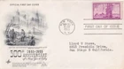 United States 1953 New York City 300th anniversary FDC New York cancel typed VGC