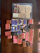 Rubber Stamping lot of 36 Items