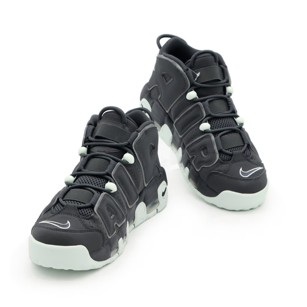 FJ4181-001 Nike Air More Uptempo '96 Dark Smoke Grey Barley Green