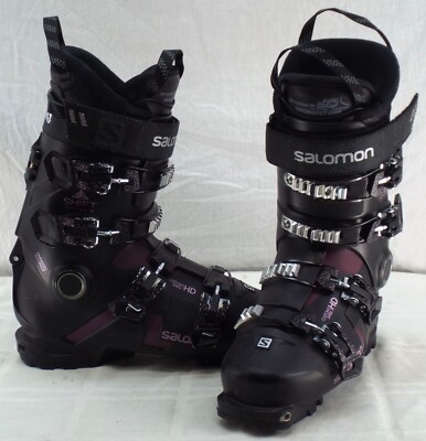 Salomon Shift Pro 90 Used Women's Ski Boots Size 24.5 Tech Toe and Heel #080030