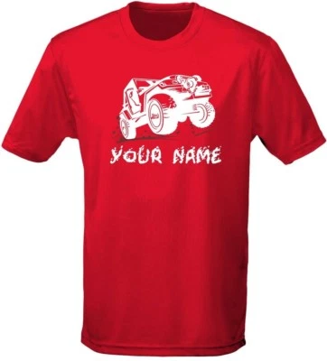 SWAGWEAR 4x4 Offroad personalisiertes Kostüm Kinder Unisex T-Shirt 8 Farben (XS-XL) von sw