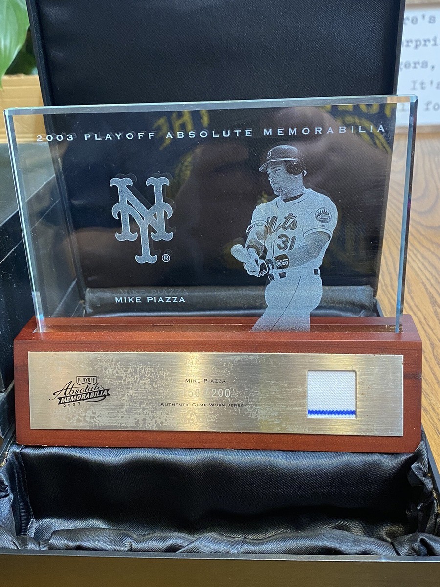 2003 Playoff Absolute Memorabilia Mike Piazza Glass/Jersey #156