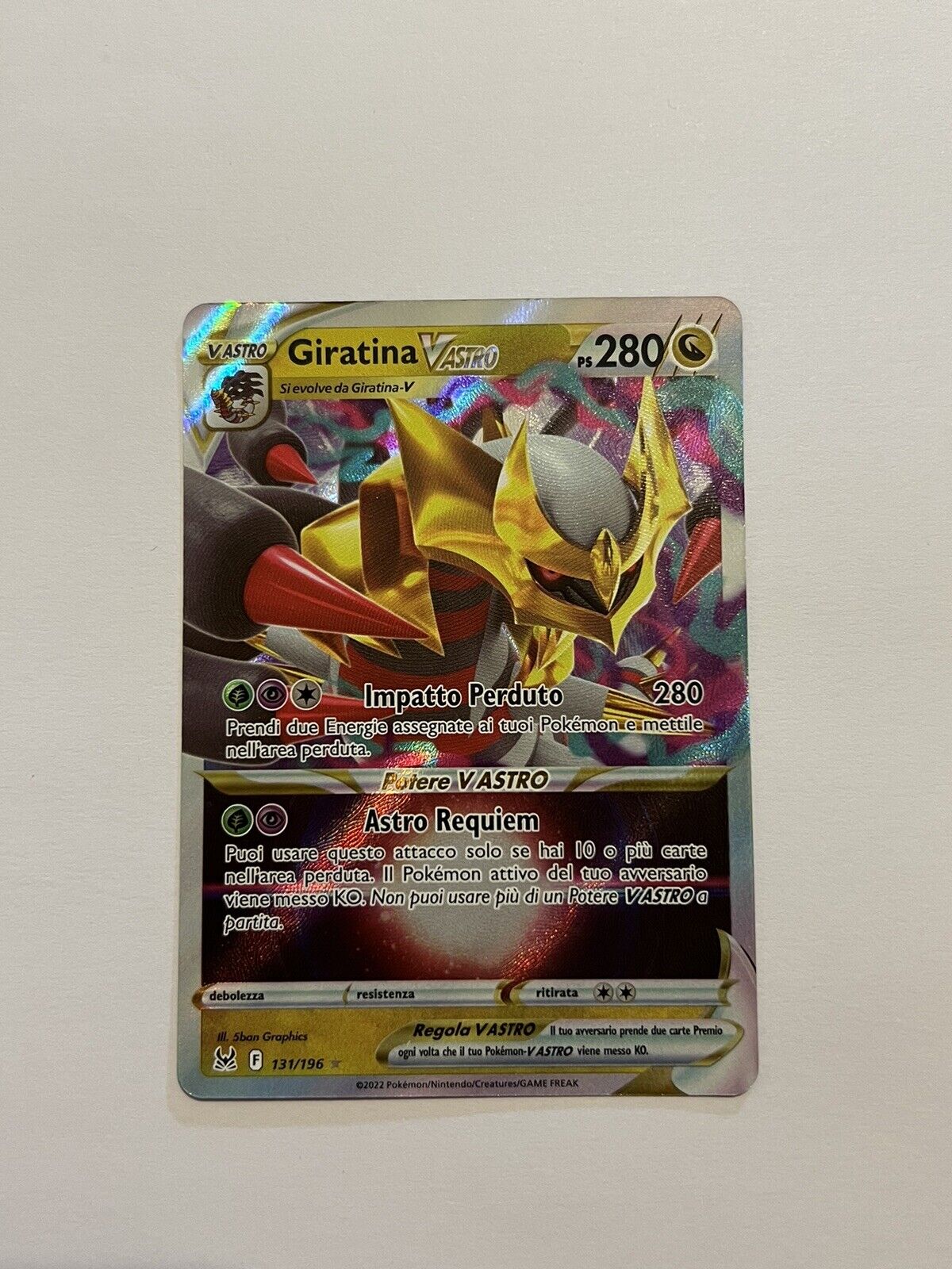 Carta pokemon Giratina V astro Lor131 d'occasion pour 10 EUR in Barcelona  sur WALLAPOP