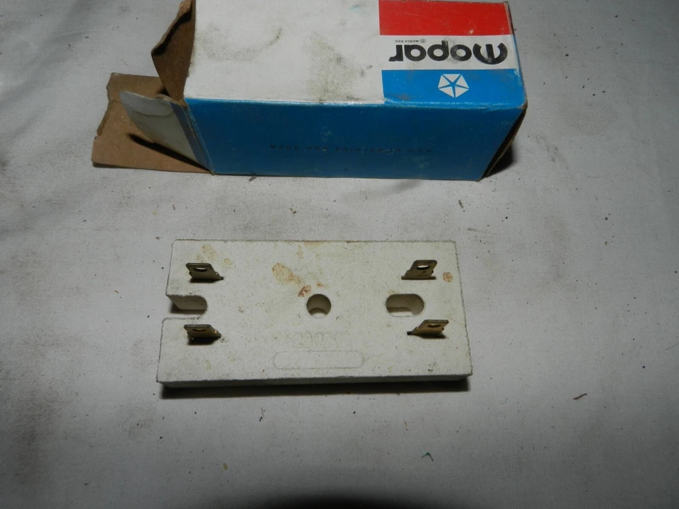 Resistencia de lastre Mopar Dodge Plymouth 1971-80 3874767 nuevo Cuda Duster Demon Foto 2 de 4