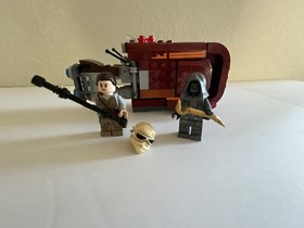 LEGO Star Wars 75099 Rey's Speeder  100% complete. Retired