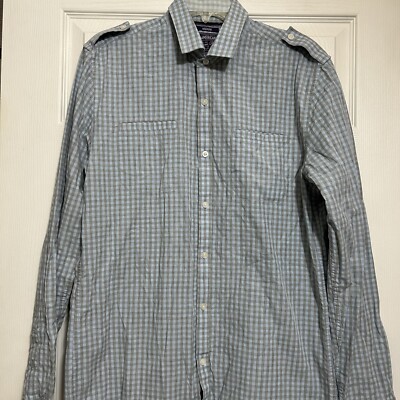 American Rag Slim Fit Button Up Long Sleeve Shirt Size Medium