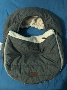 jj cole car seat cover heather grey
