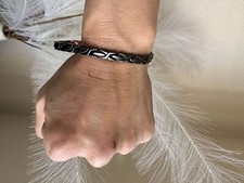 Black Copper Magnetic Bracelet Women Balance Energy Power Joy Christmas Gift Qi