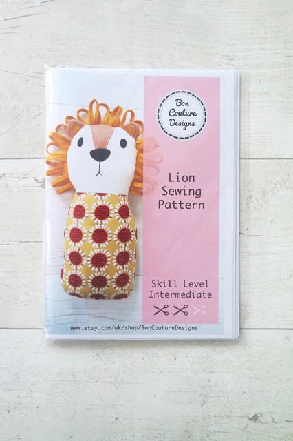 lion plush pattern