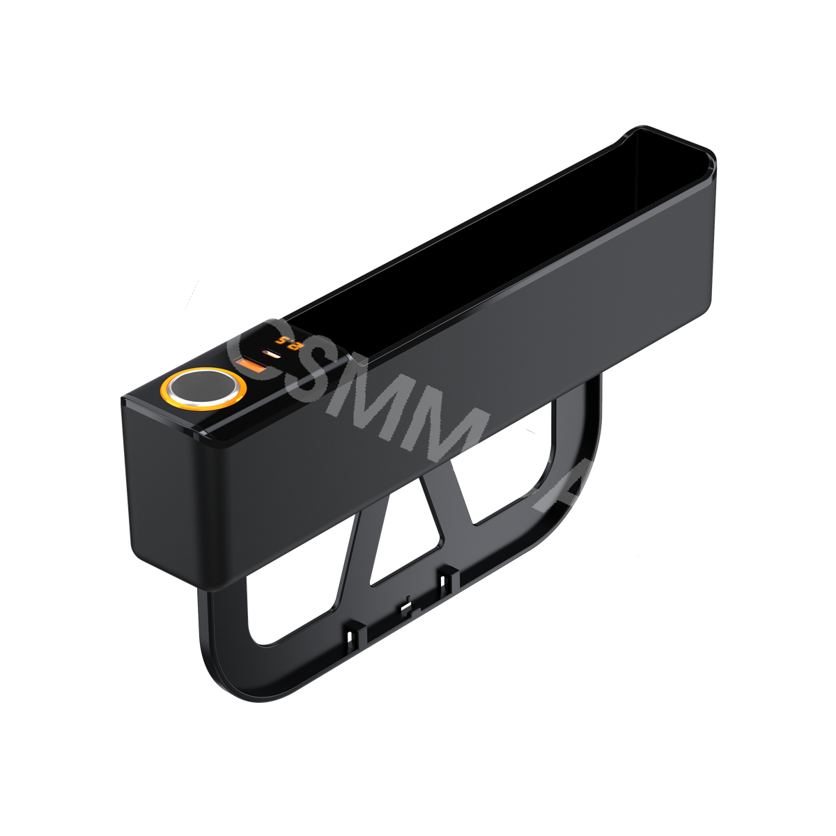 Car Seat Gap Storage Organizer with USB Charger for Phones & Small Items