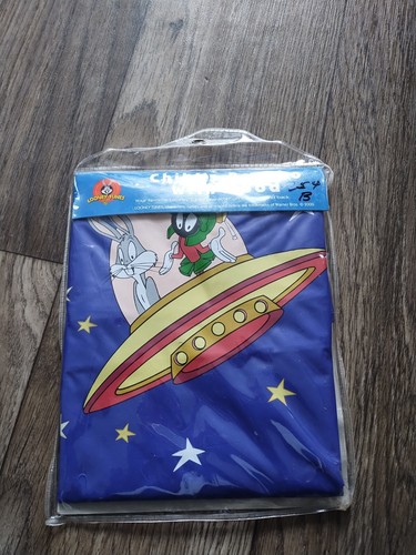 NEW Looney Tunes BUGS BUNNY Marvin the Martian Rain Poncho Hood pullover GB - Picture 3 of 4