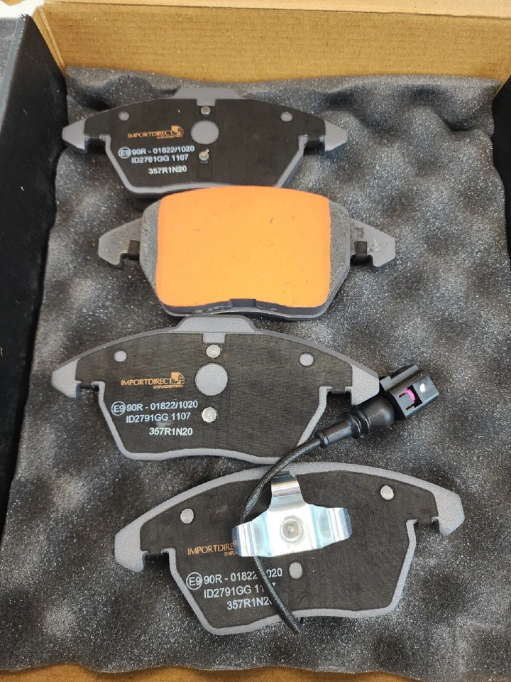 NUEVAS pastillas de freno delanteras Import Direct 213-1107 para Audi A3 06-13 VW Jetta 06-18 Foto 4 de 4