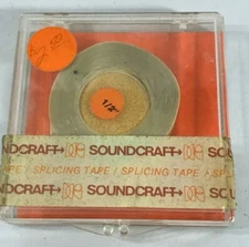 Vintage Soundcraft 1/2 inch Splicing Tape - Old Stock, Rare box.  