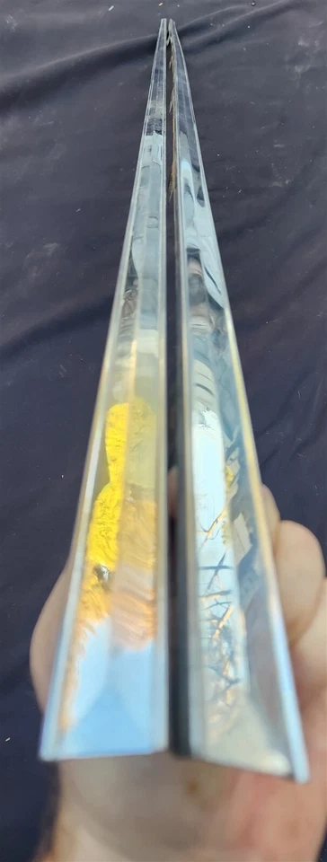 61 Cadillac Front Fender Top Crown Stainless Spear Trim Molding Set LH & RH — 第 4/4 张图片