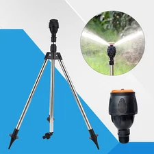 Automatic 360-Degree Rotating Tripod Sprinkler Watering Nozzle For Garden