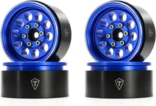 RC Wheels 4Pcs 1.9 Inch Beadlock RC Rims Set for 1:10 RC Crawler Compatible with