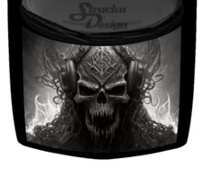 Metal Fantasy Skull Truck Hood Wrap Vinyl Car Graphic Decal 58