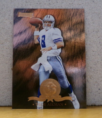 AUCTION 549 - FOOTBALL CARD TROY AIKMAN COWBOYS 3559 / 5000 WILL TO WIN