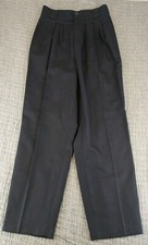 Giorgio Sant'Angelo Pants Womens Size 10 Dark Gray Dress Slacks 100 Pure Wool