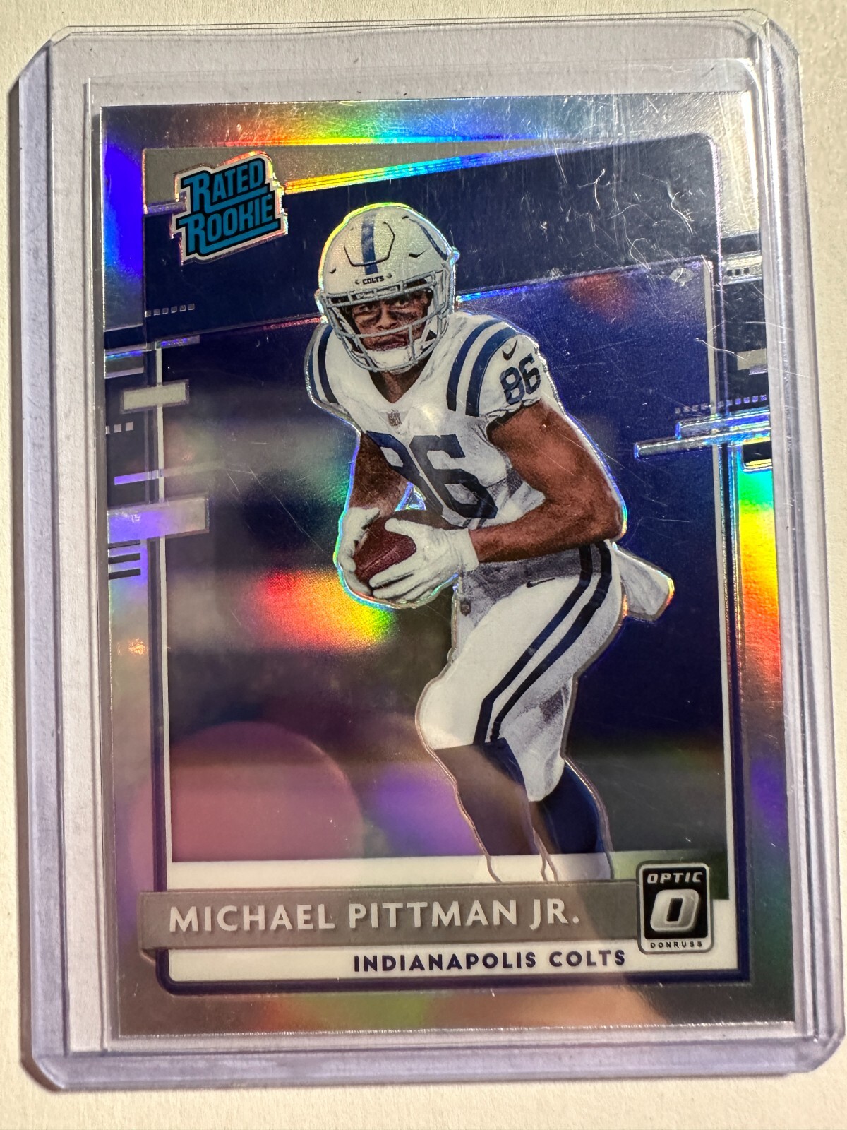 K102,742 - 2020 Donruss Optic Holo #172 Michael Pittman Jr. RR