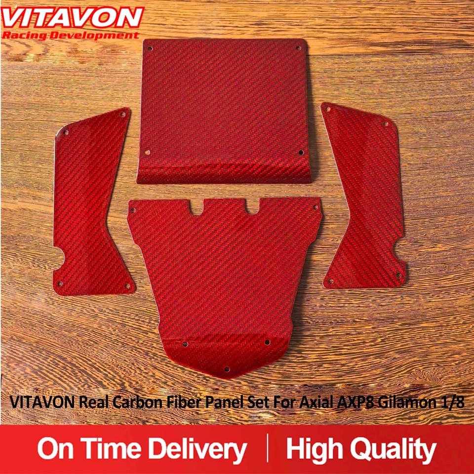 Vitavon Real carbon Fiber Panel Set Body For Axial AXP8 Gilamon 1/8 - Image 4 of 4