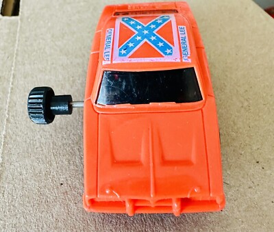 Vintage General Lee Car Dukes Of Hazzard Toy Wrist Racer Wind Up