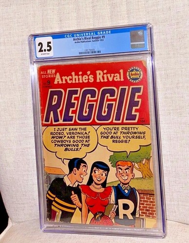 Archie's Rival Reggie #9, CGC 2.5, Off-White Pages