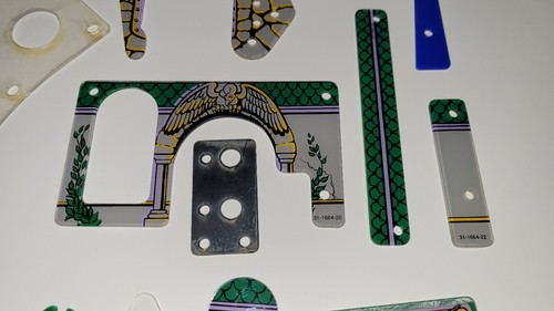 NEW miscellaneous The Addams family pinball machine plastics NOT a complete set - Picture 5 of 8
