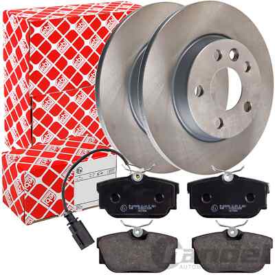FEBI BREMSSCHEIBEN 280mm BELÄGE HINTEN für VW T4 TRANSPORTER MULTIVAN BUS PR=2E2