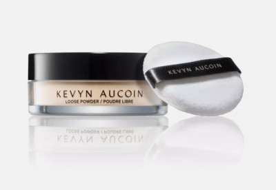 Kevyn Aucoin Silky and Sheer Loose Setting Powder 0.47oz w/ Applicator Puff NIB