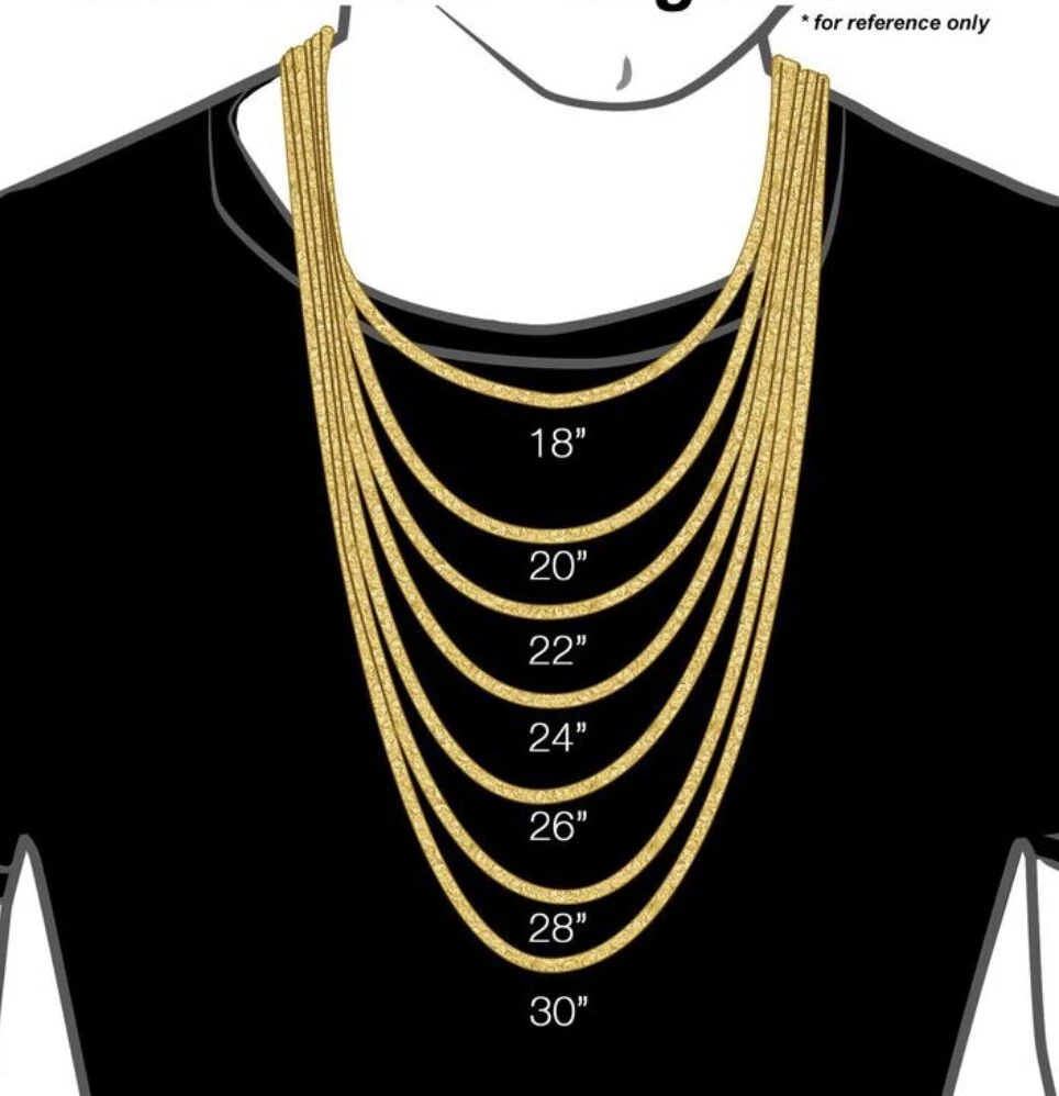 Mens gold hotsell chains 20 inch