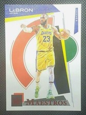 2020-21 Panini Court Kings Lebron James Maestros Insert No.3 Ruby /149 Lakers SP