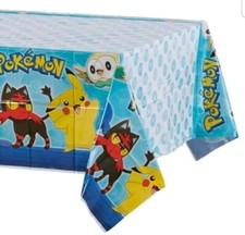 Pokemon Classic Plastic Table Cover Birthday Party Supplies 1 Per Package New
