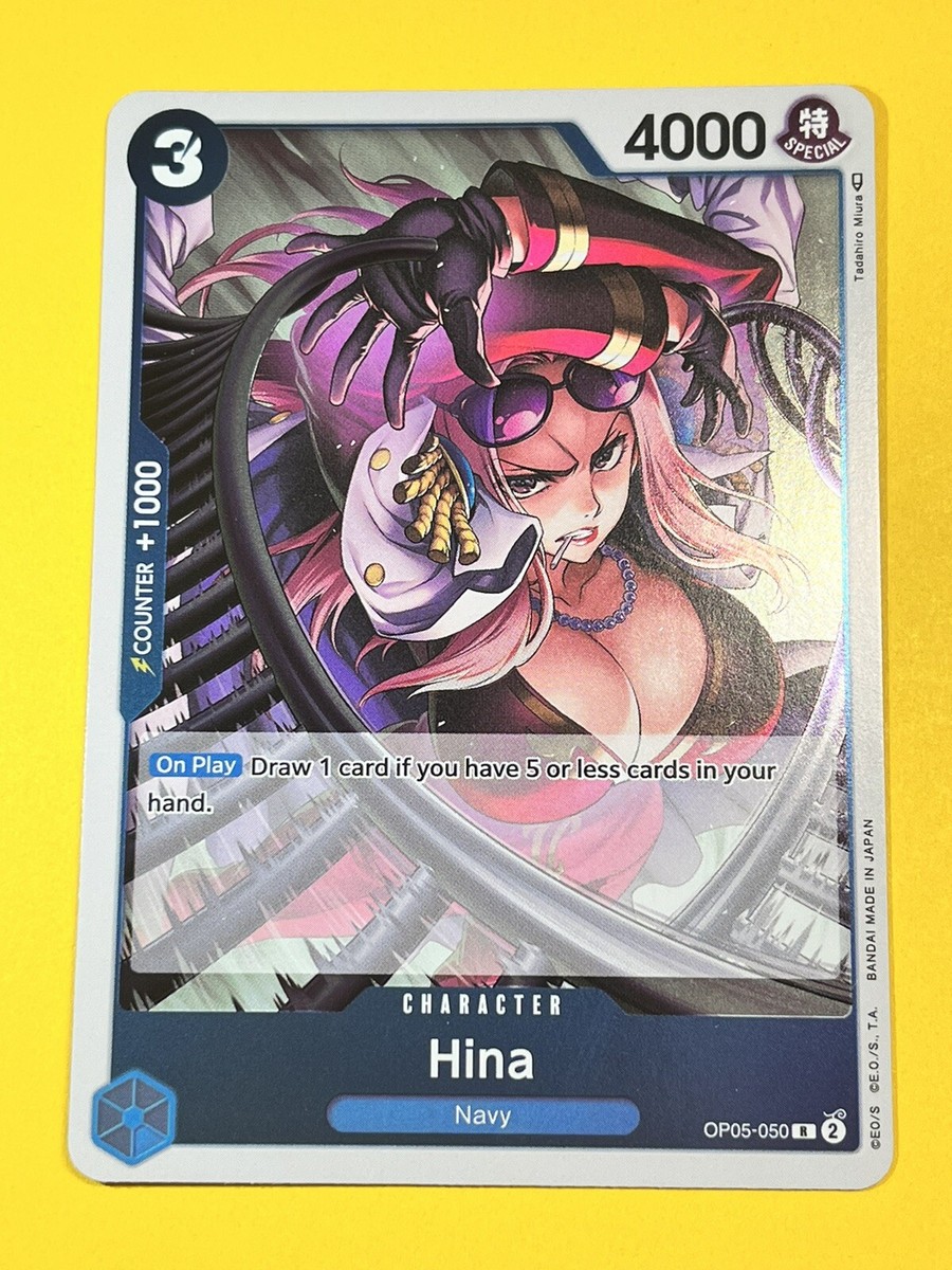 one piece awakening of the new era rare cards One Piece TCG Awakening of the New Era #OP05-050 R Hina Foil Rare