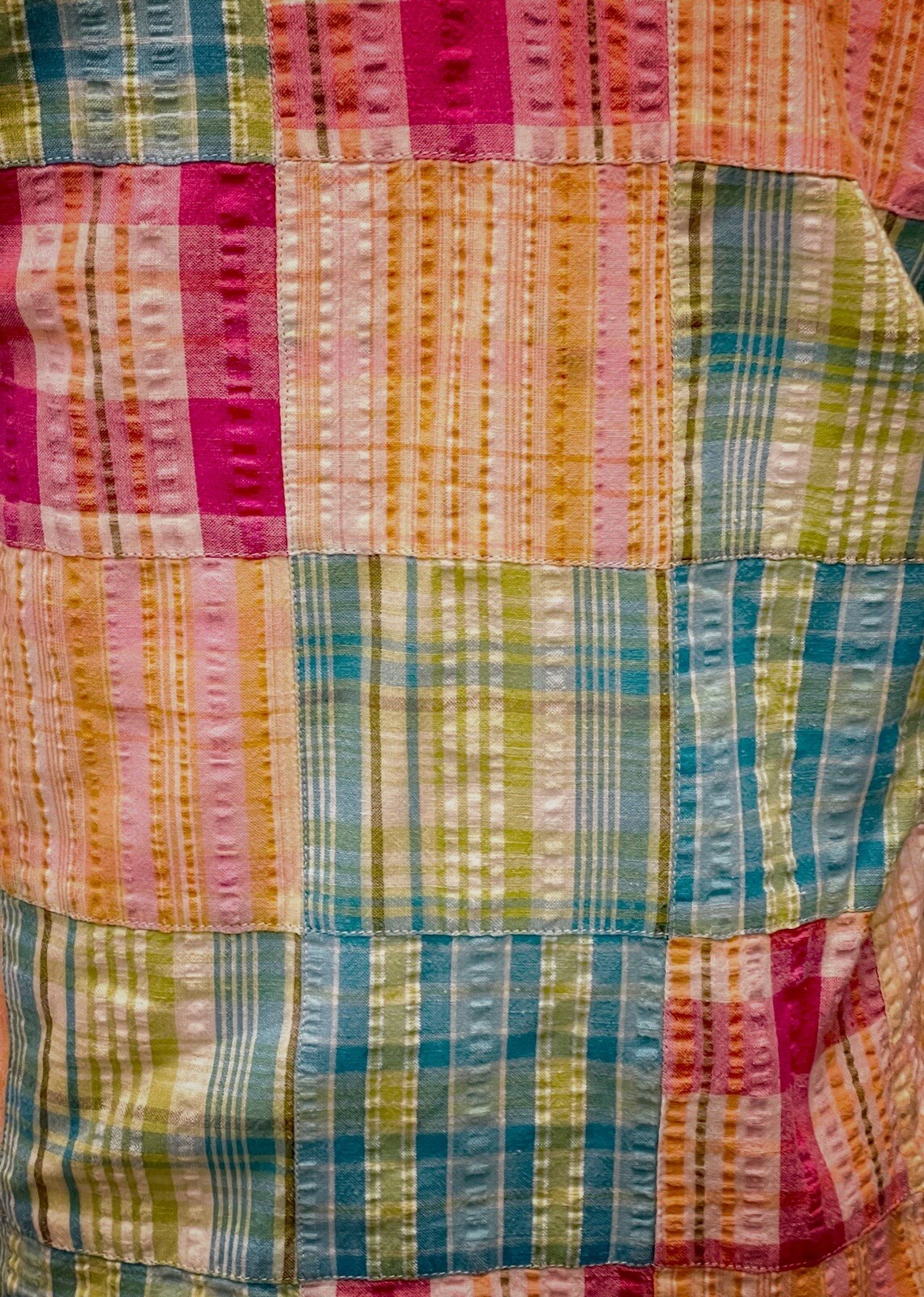 Plaid Patchwork Easter Spring Blazer Petite Mediu… - image 12